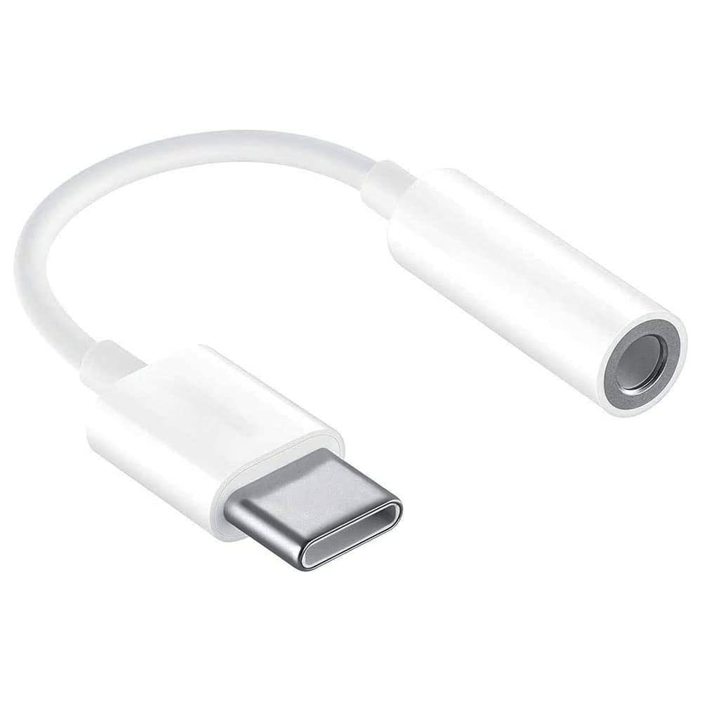 Enfein Type-c (USB C) to 3.5mm Aux Dönüştürücü Adaptör Kulaklık Dönüştürücü Beyaz