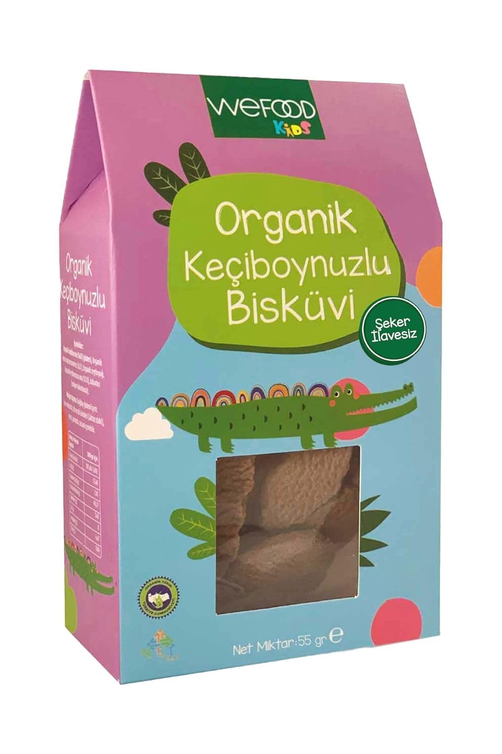 Wefood Kids Organik Keçiboynuzlu Bisküvi 55 gr 8683347030439