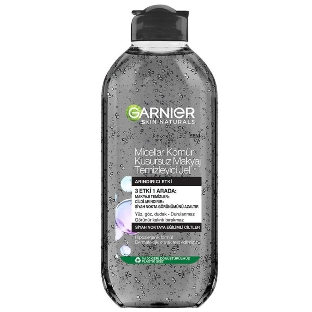 Garnier Micellar Kömür Kusursuz Makyaj Temizleyici Jel (400 ml)