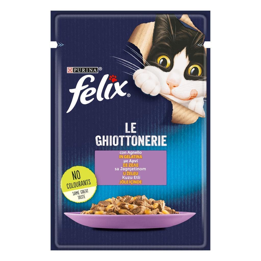 Felix Kuzu Etli Kedi Yaş Mama (26 x 80 gr)