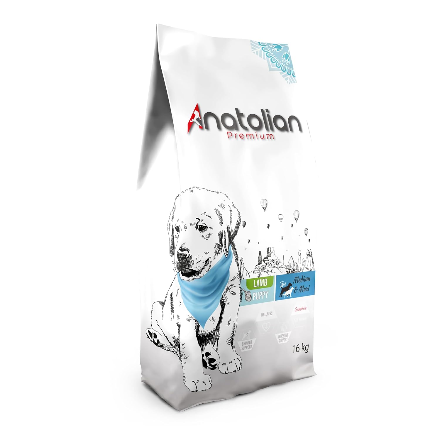 Anatolian Premium Kuzu Etli Yavru Köpek Maması 16 KG