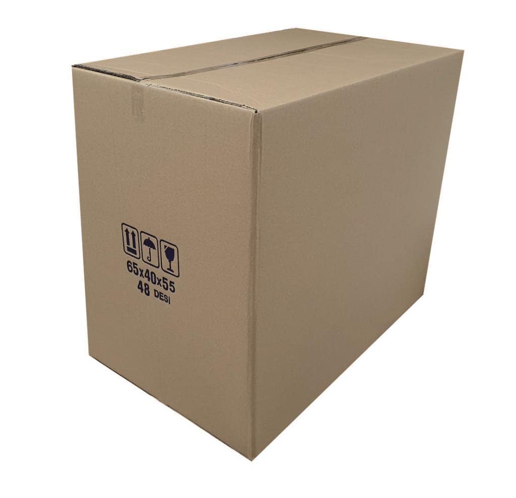 ÇELİKPENÇE 48 Desi Çift Oluklu Karton Koli 65x40x55 cm 10 Adet