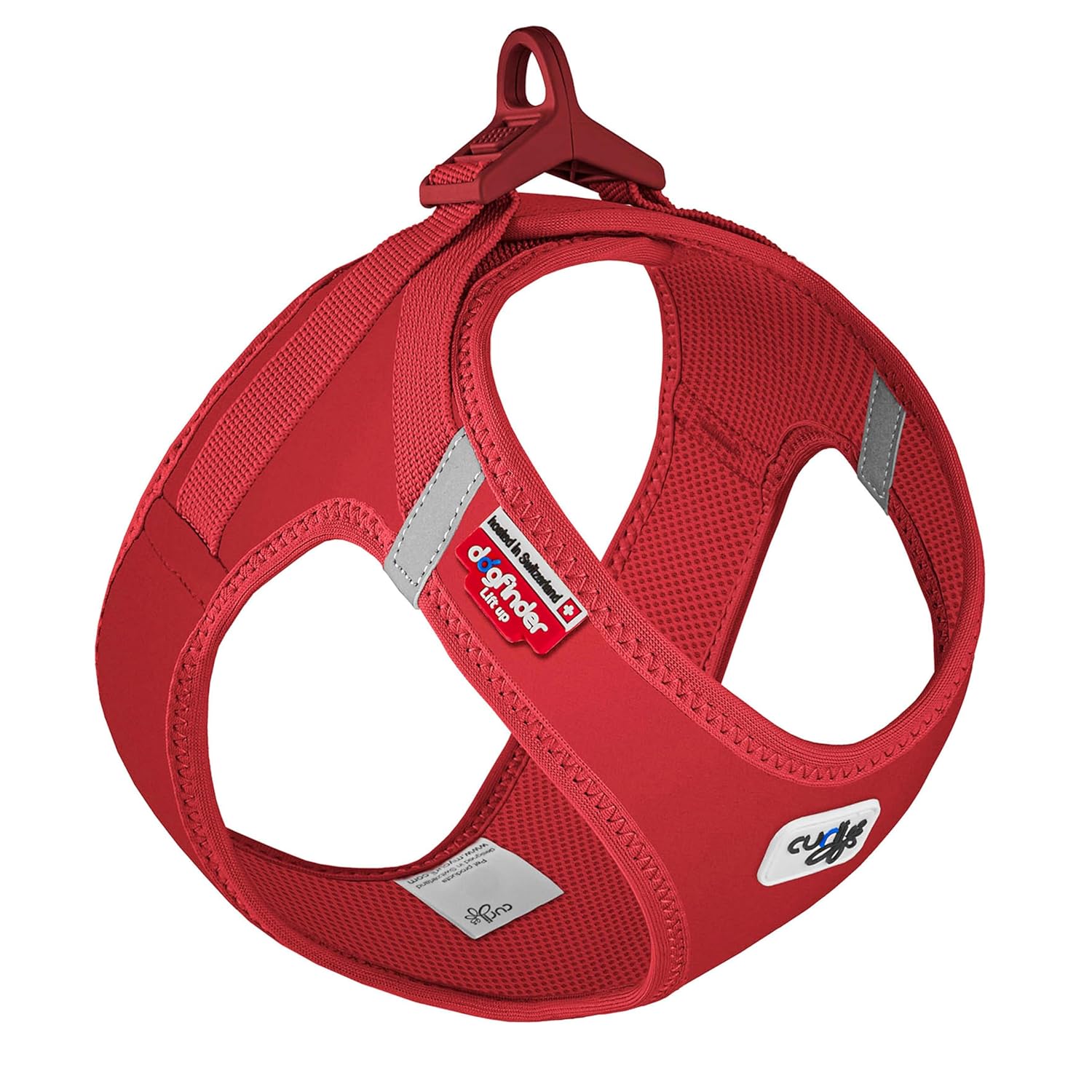 Vest Harness curli Clasp Softshell Red XL