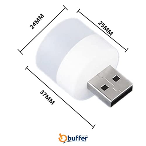 BUFFER® Mini Boy Usb Aydınlatma Led Göz Korumalı Okuma Işığı Mini Led Kolay Kullanılabilir Usb Gece Lambası