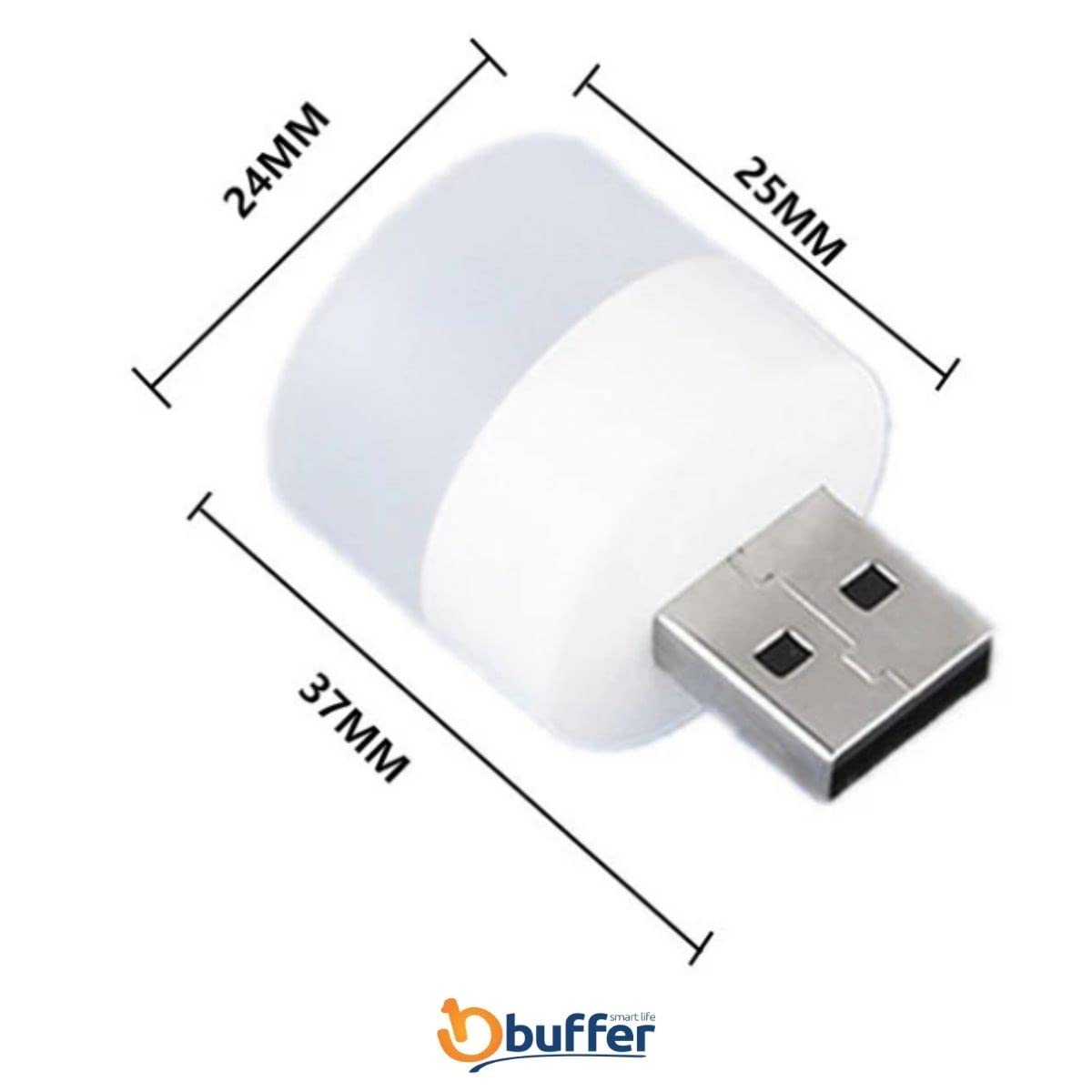 BUFFER® Mini Boy Usb Aydınlatma Led Göz Korumalı Okuma Işığı Mini Led Kolay Kullanılabilir Usb Gece Lambası