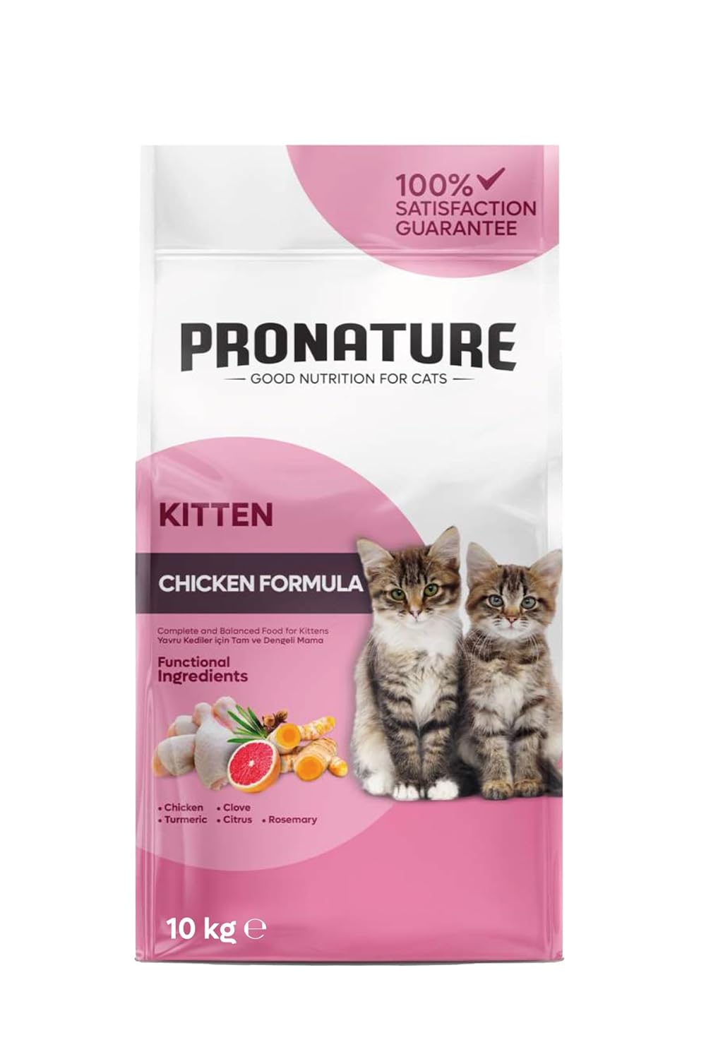 Pronature Yavru Kedi Maması Tavuk ve Pirinçli 10 Kg