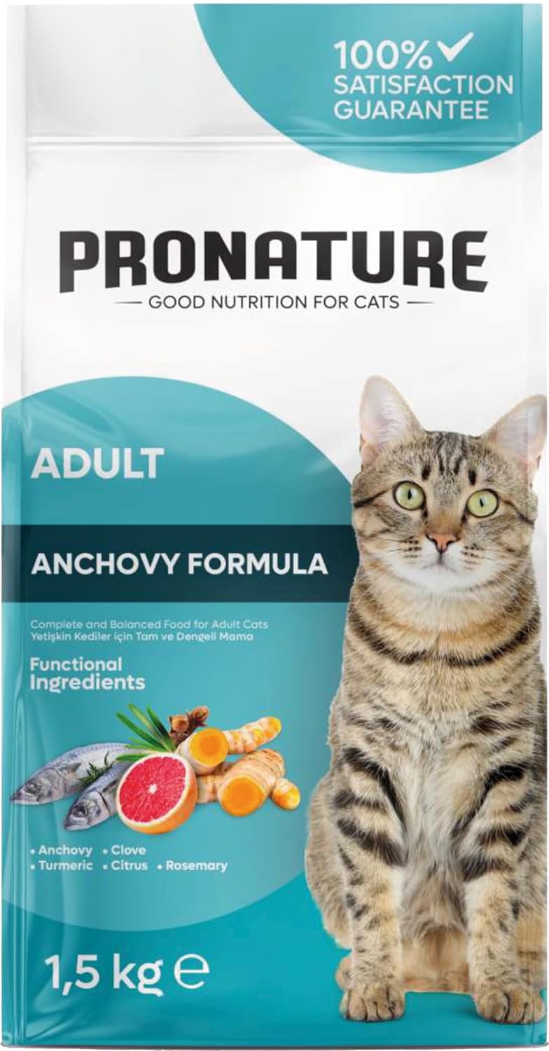 Pronature Yetişkin Kedi Maması Hamsili 1.5 Kg