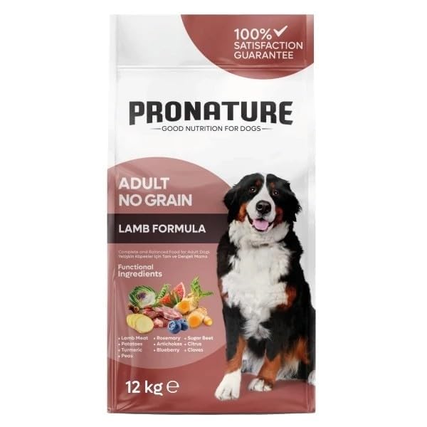 Pronature Hypo-Allergenic Tahılsız Yetişkin Köpek Maması Kuzu, Enginar ve Patatesli 12 Kg