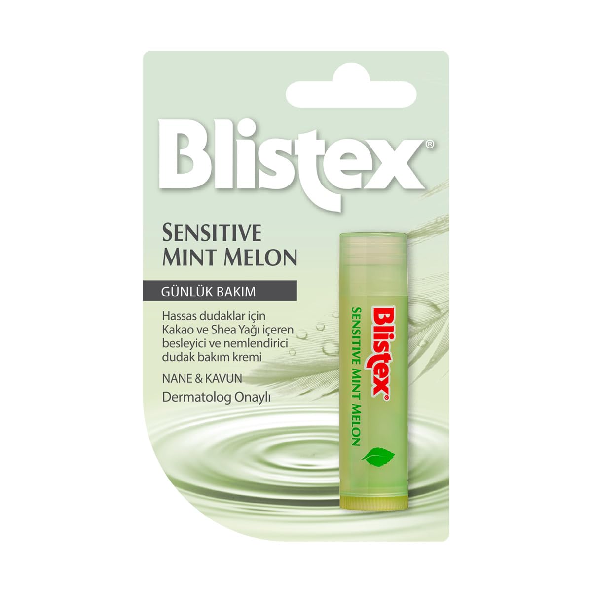 Blistex Sensitive Mint Melon Uzun Süreli Nemlenmeyi Destekleyen Kurtarıcı Dudak Bakım Kremi 4.25 g