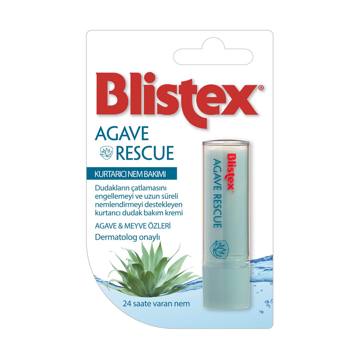 Blistex Agave Rescue Uzun Süreli Nemlenmeyi Destekleyen Kurtarıcı Dudak Bakım Kremi 3.7 g
