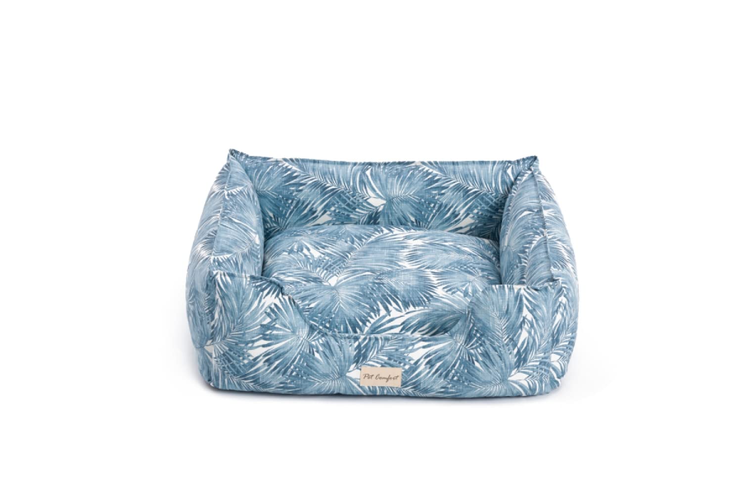 Pet Comfort Alpha Merta Mavi-Beyaz Köpek Yatağı M 65x80cm