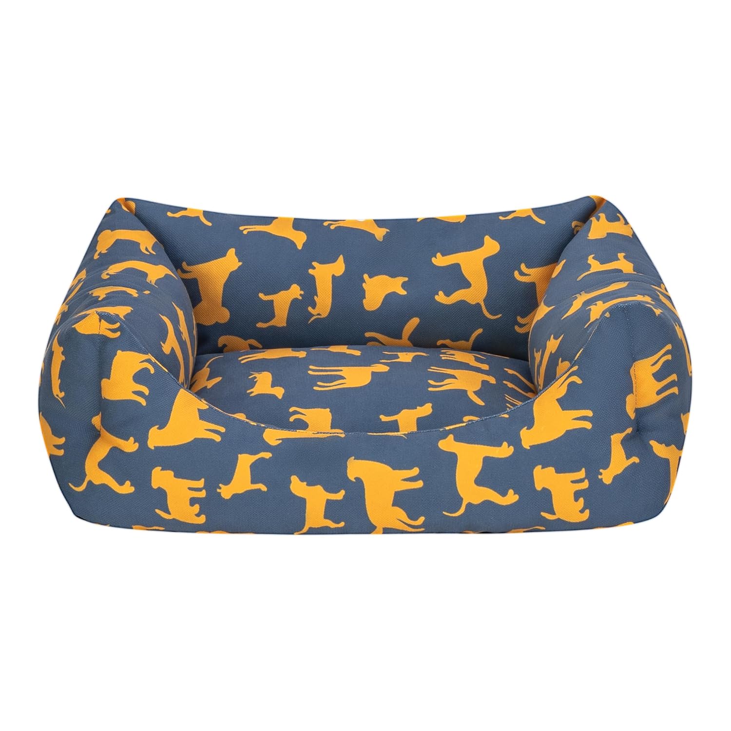 Pet Comfort Uniform Lacivert-Sarı Kedi ve Köpek Yatağı S 40x50cm