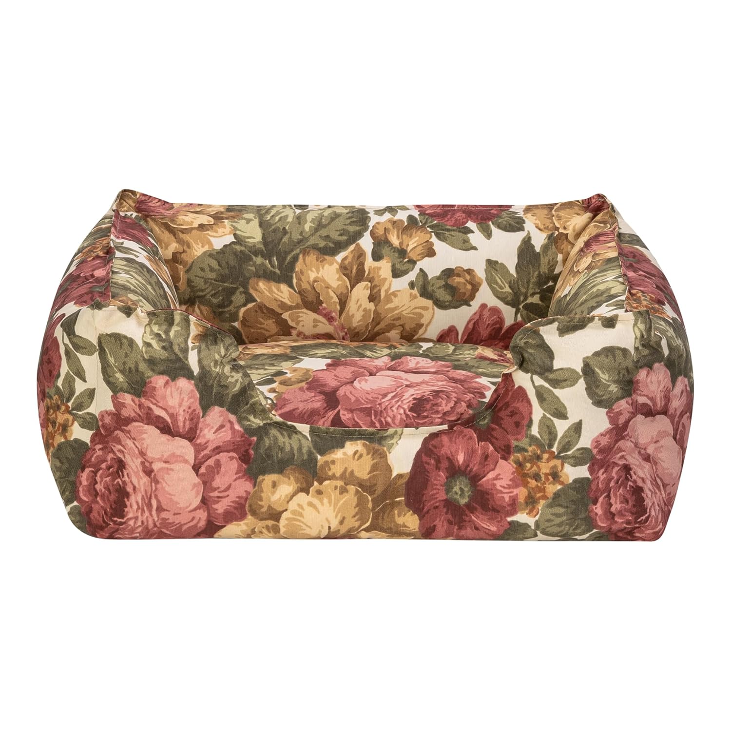 Pet Comfort Alpha Merta Gül Desenli Kedi ve Köpek Yatağı S 50x60cm