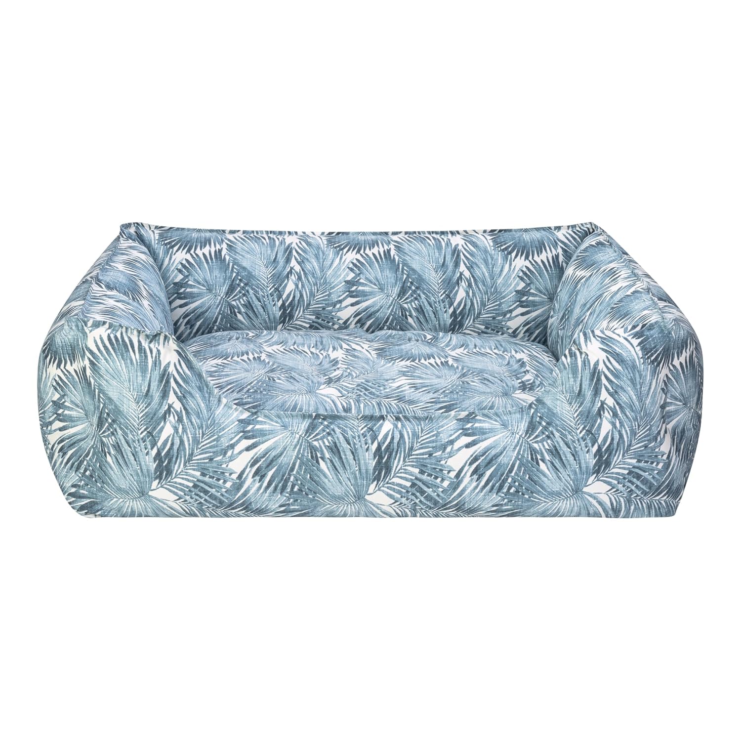 Pet Comfort Alpha Merta Mavi-Beyaz Köpek Yatağı L 85x105cm