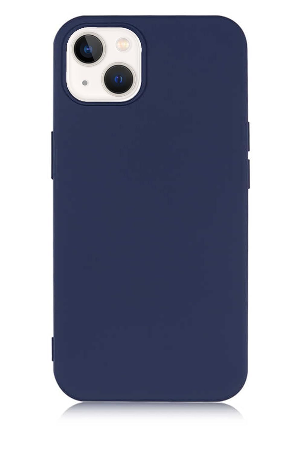 KZY İletişim Apple iPhone 13 ile Uyumlu Kapak İçi Kadife Lansman Lux Silikon Kılıf - Lacivert