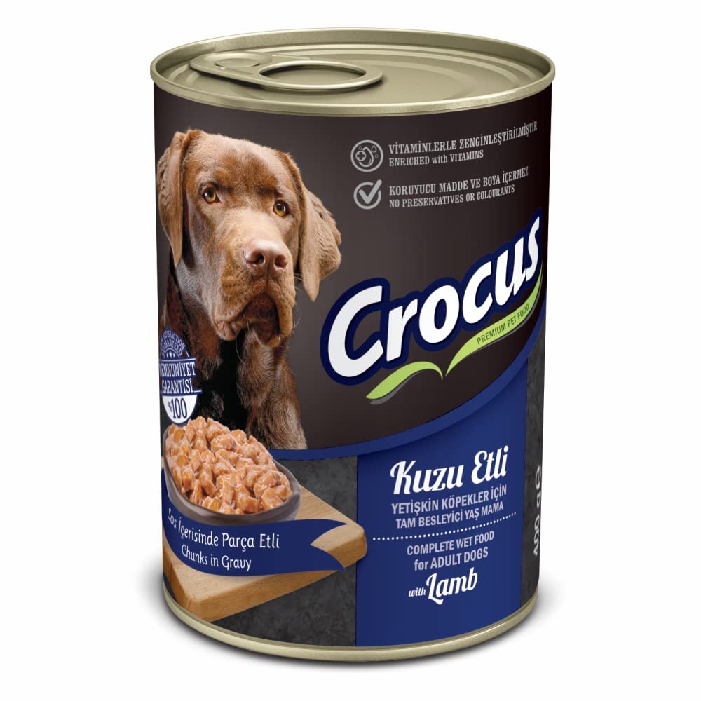 CROCUS Yet. Köpek Kuzu Etli Yaş Mama 400G, 855-080