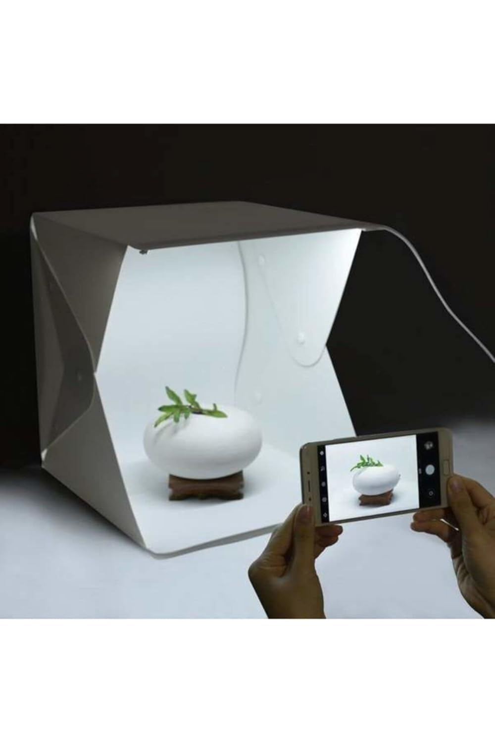 Ürün Çekim Çadırı Mini Fon Fotoğraf Stüdyosu Ledli Işık Perdesi