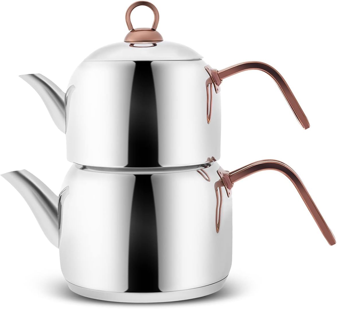 Karaca Urban Ortaboy Çaydanlık Takımı Rosegold