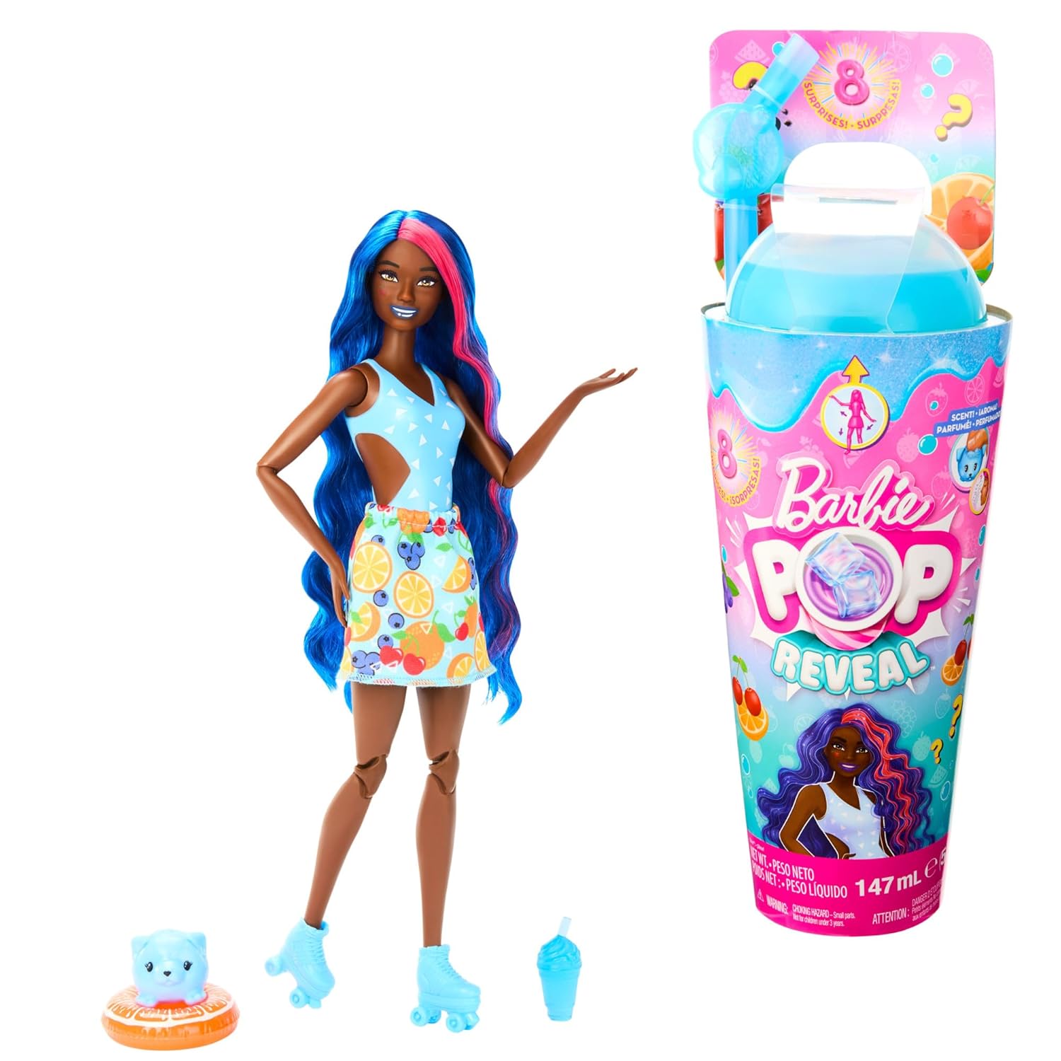 Barbie Pop Reveal Bebek Meyve Serisi Meyve Suyu, 3 Yaş Ve Üzeri