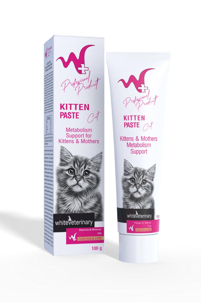 w+ whiteveterinay Kitten Paste 100 Gr (Yavru ve Anne Kedi Macunu)