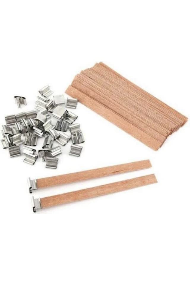 AHŞAP MUM FİTİL 15 CM*1,5 CM 15 ADET