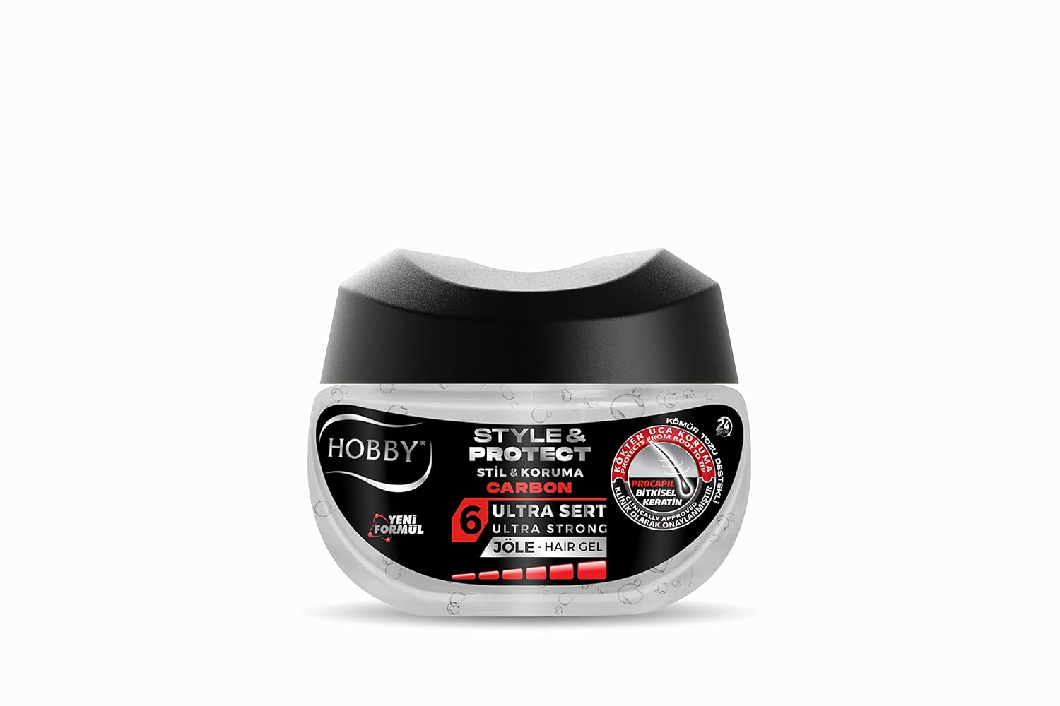 Hobby Style&Protect Carbon&Ultra sert Saç Jölesi, 250ml