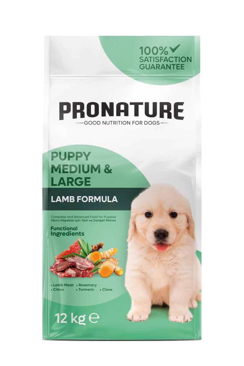Pronature Daily Yavru Köpek Maması Kuzu ve Pirinçli 12 Kg