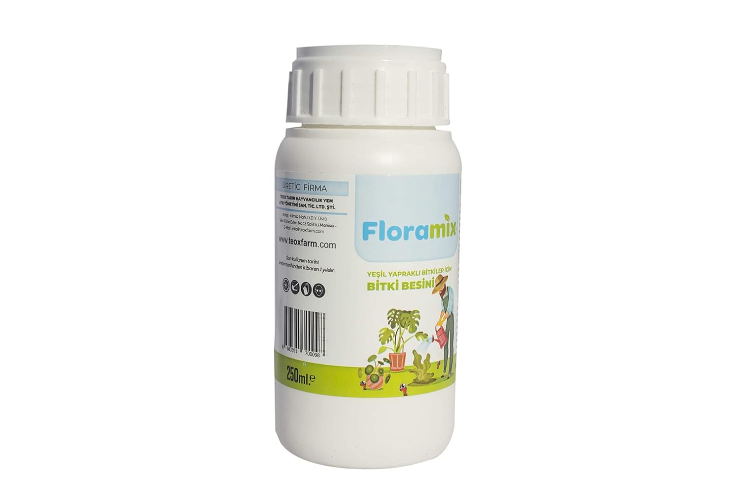 Floramix Yeşil Yapraklı Bitkiler İçin Özel Organik Bitki Besini 250ML