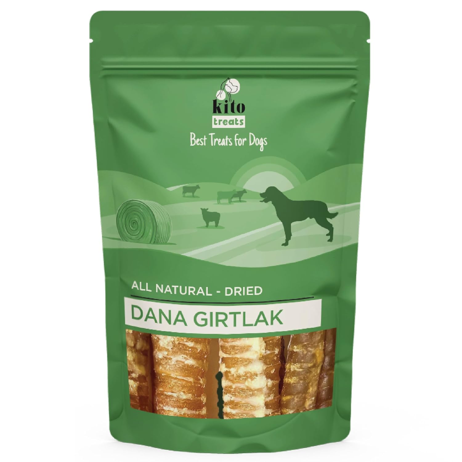 Kito Dana Gırtlak Çiğnemelik Köpek Ödül Maması%100 Doğal, Glutensiz, Organik 100 gr (Dog Treat)