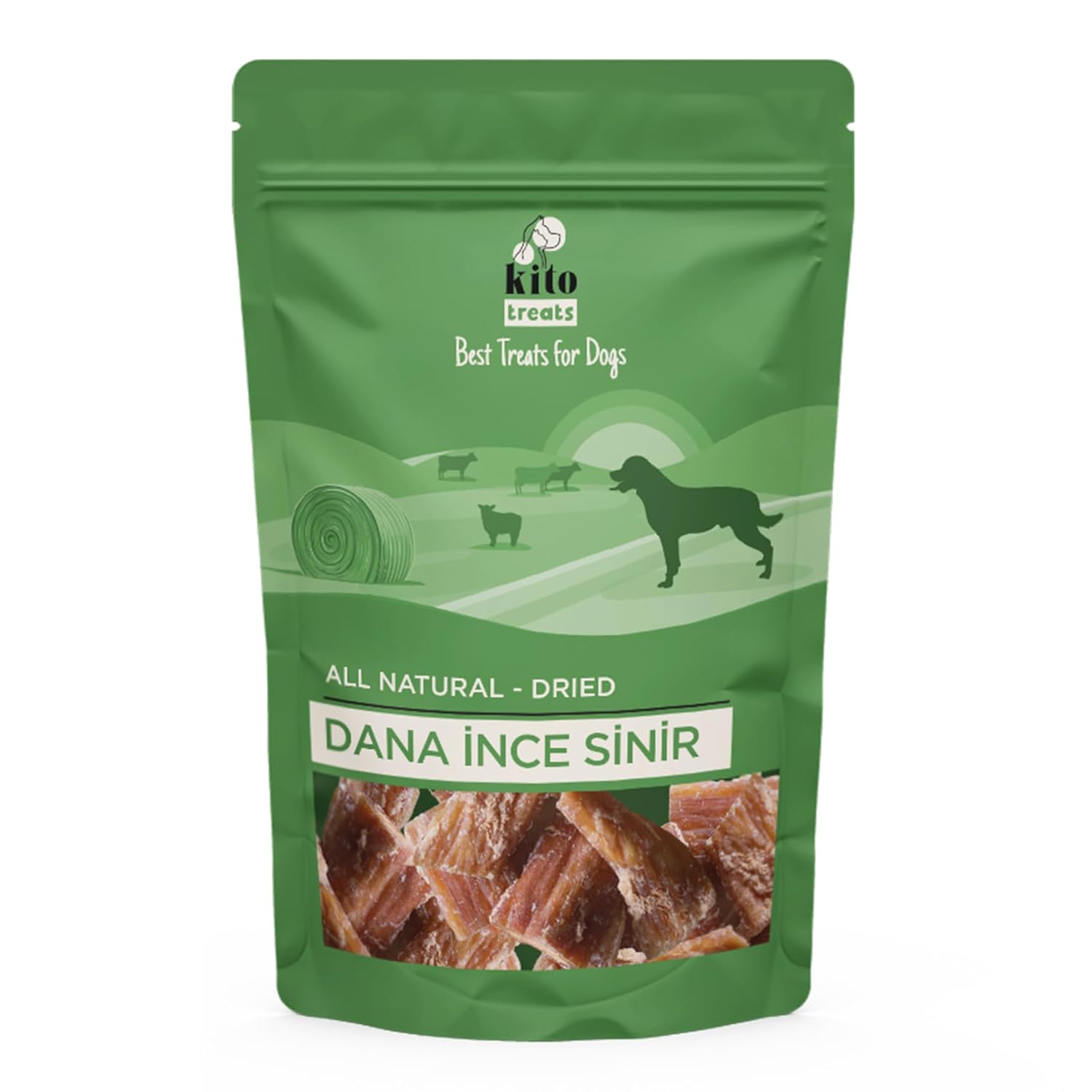 Kito Dana İnce Sinir Çiğnemelik Köpek Ödül Maması %100 Doğal, Glutensiz, Organik 100 gr