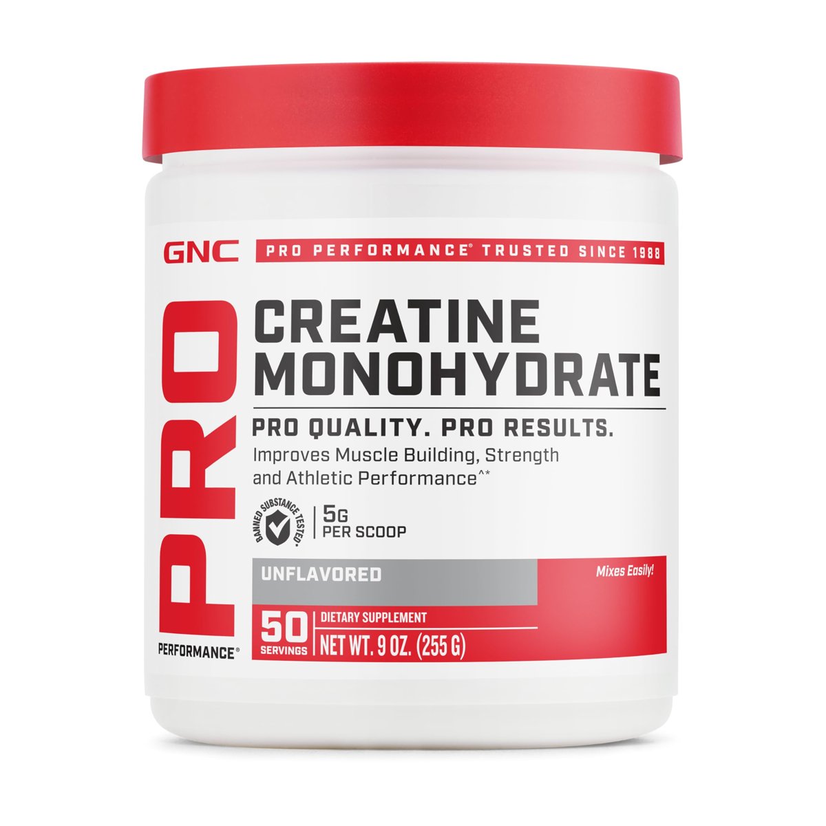 GNC Creatine Monohydrate 255G Spor Takviyesi