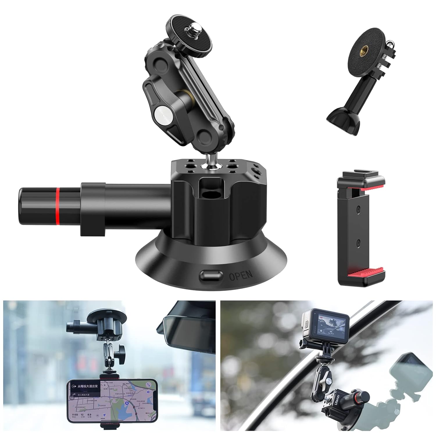 PICTRON Ulanzi SC-01 Vantuz Vakum Montaj Kiti