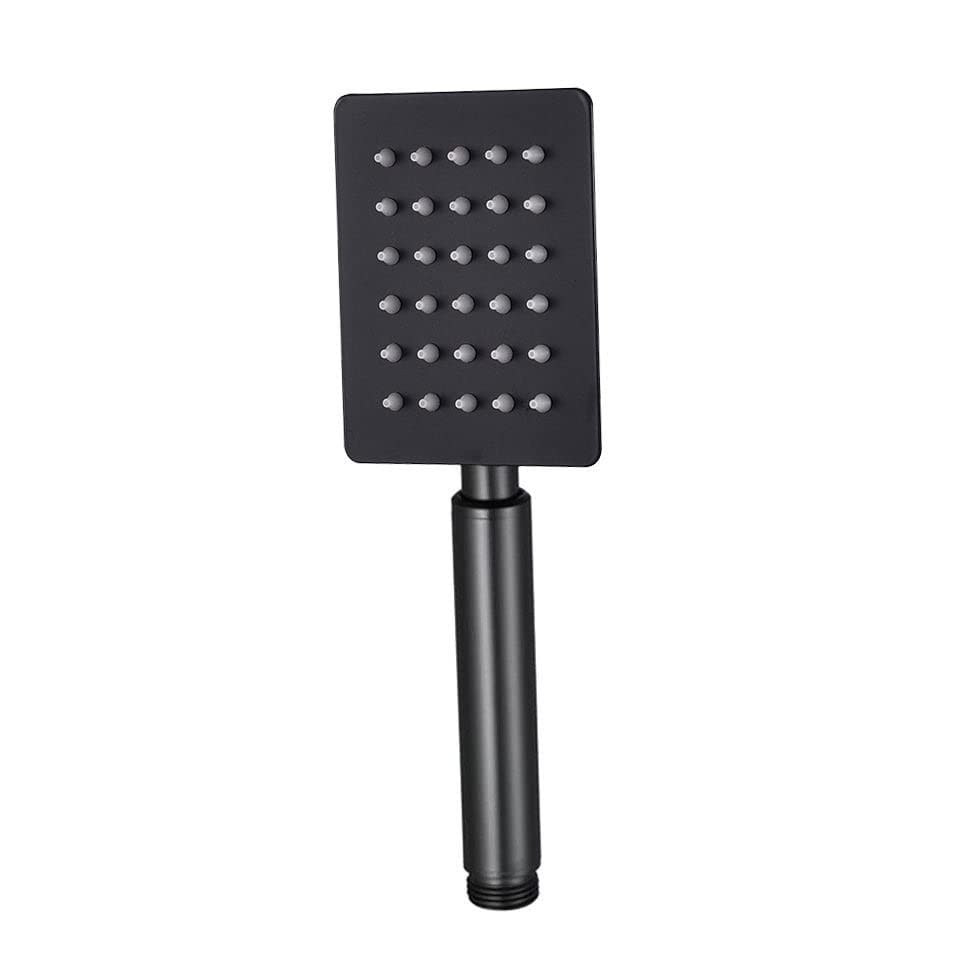 Fause El Duş Başlığı 304 Çelik Metal Kare KE104 (Mat Siyah)