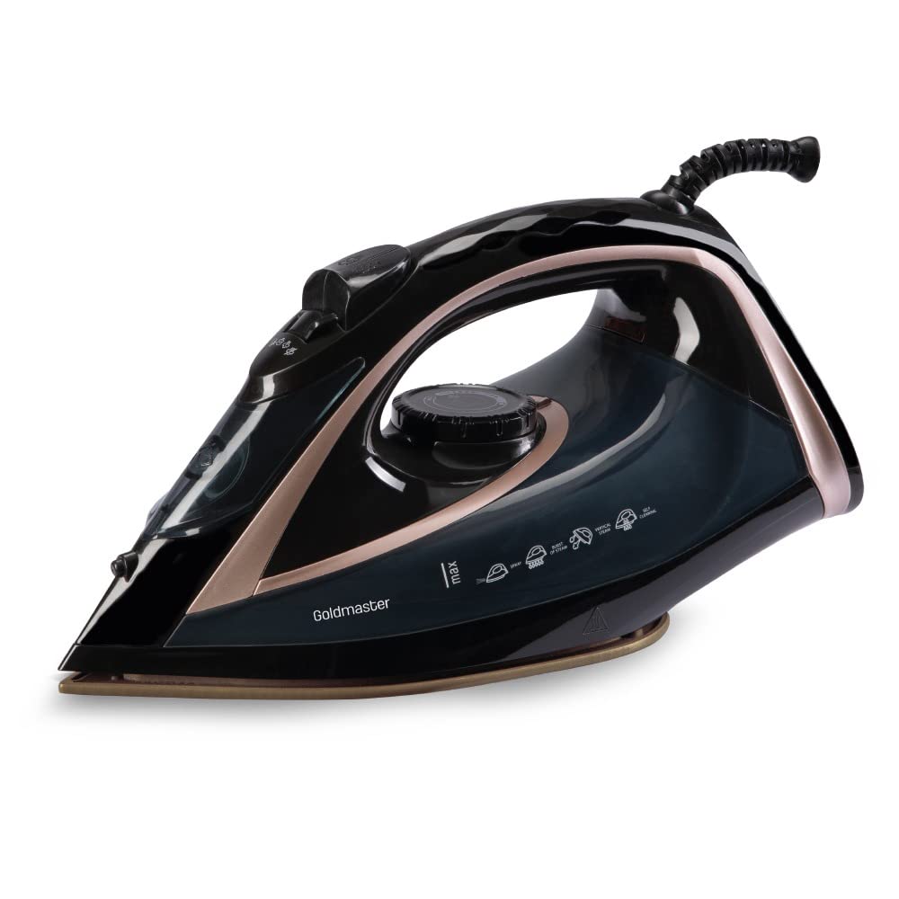 GoldMaster Pressjet 2400 Watt Seramik Tabanlı 170 Gr Etkili Şok Buharlı Ütü