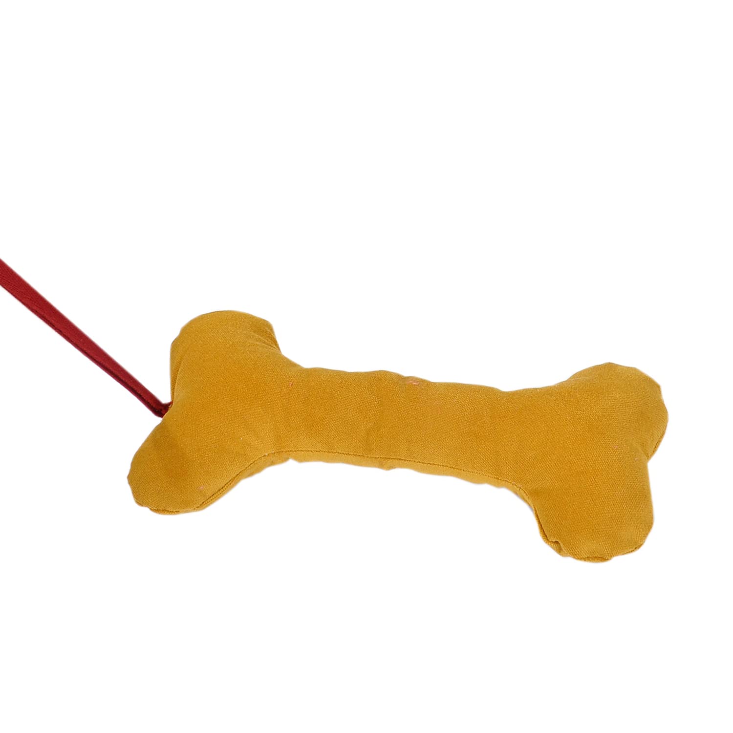 X-Perk Köpek Kemik Oyuncak İpli Çekiştirmeli Kumaş Elyaf Dolgulu Boy 25 cm En 6 cm