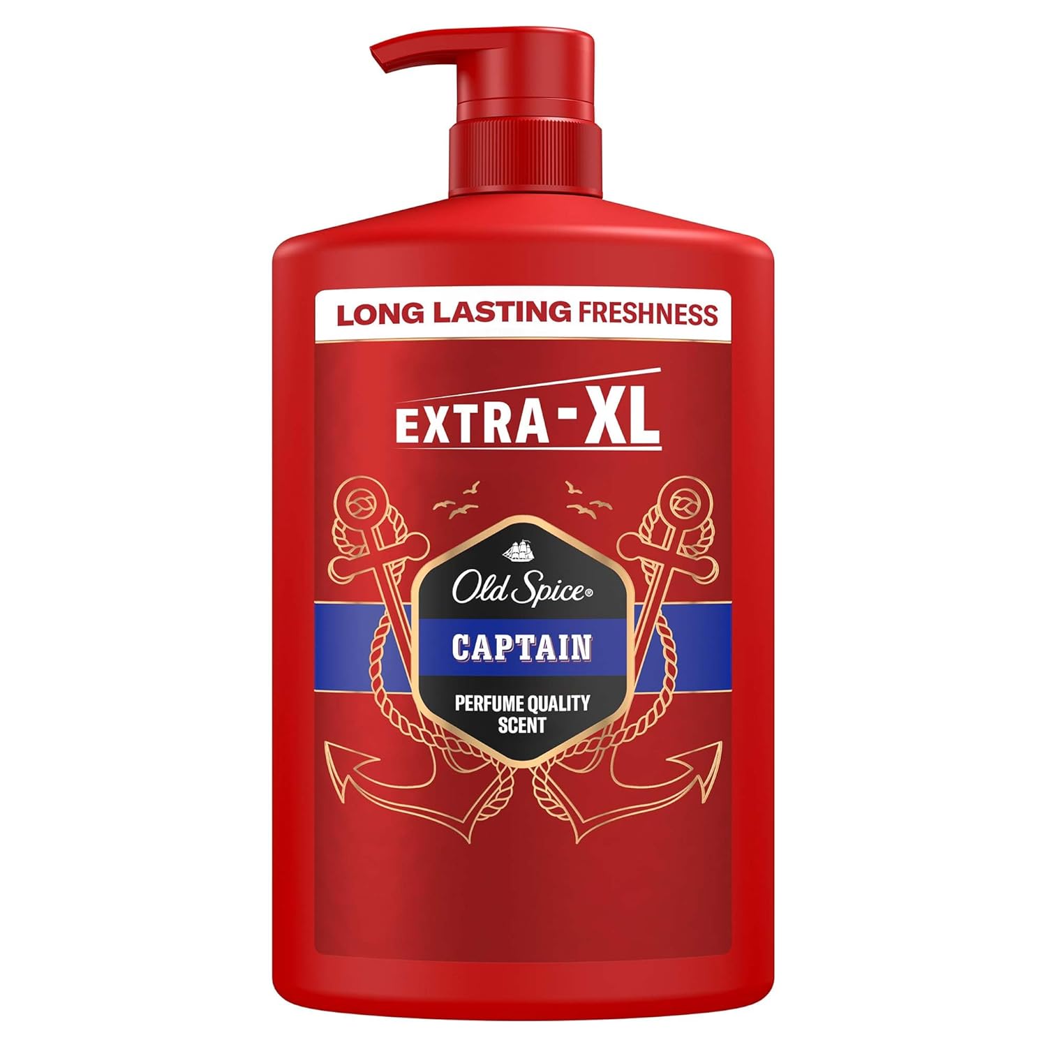 Old Spice Captain Erkekler için Duş Jeli ve Şampuan 1000 ml Ekstra-XL