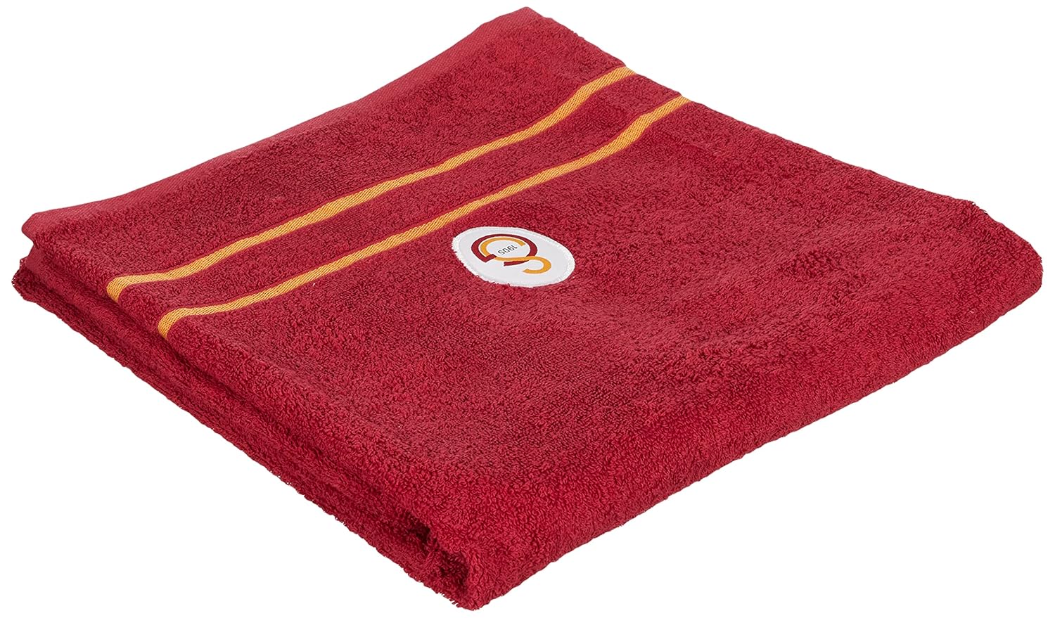 Taç Galatasaray Lisanslı Arma Baskılı%100 Pamuk Banyo Havlusu, Kırmızı, 90x150 cm