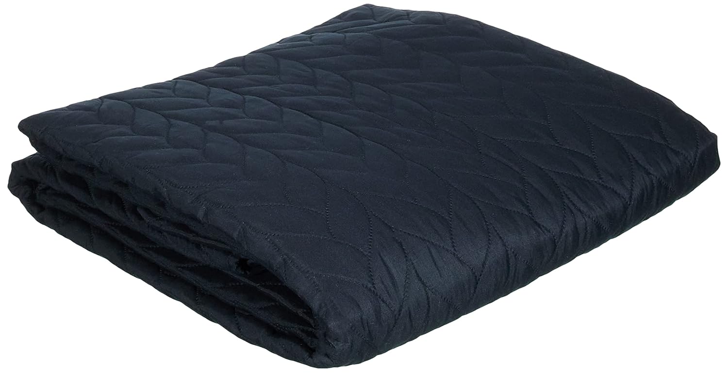 Taç Glory Kendinden Desenli%100 Polyester Yatak Örtüsü Seti, Siyah, Tek Kişilik