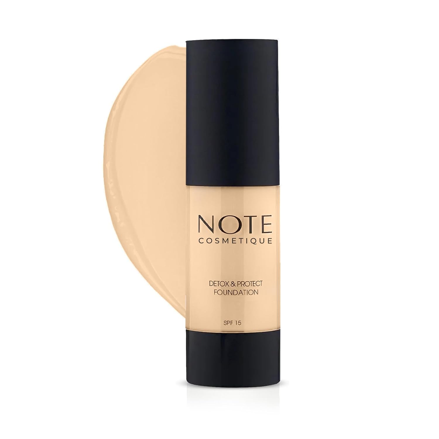 Note Detox & Protect 02 Natural Beige Canlandırıcı Etkili SPF 15 Kapatıcı Fondöten