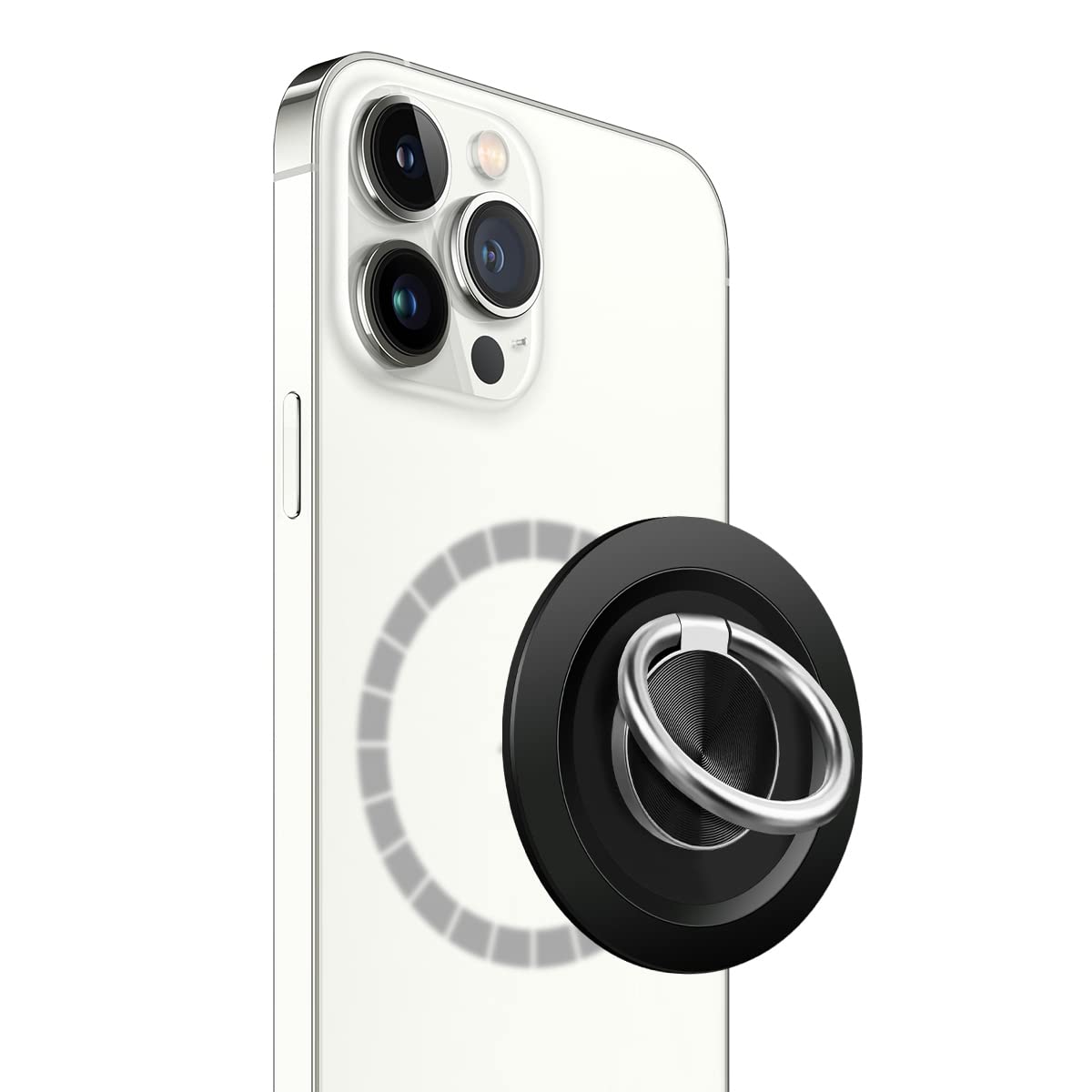 Buff, Manyetik Yüzük Tutucu BL25, Stand, Selfie Yüzüğü, Siyah