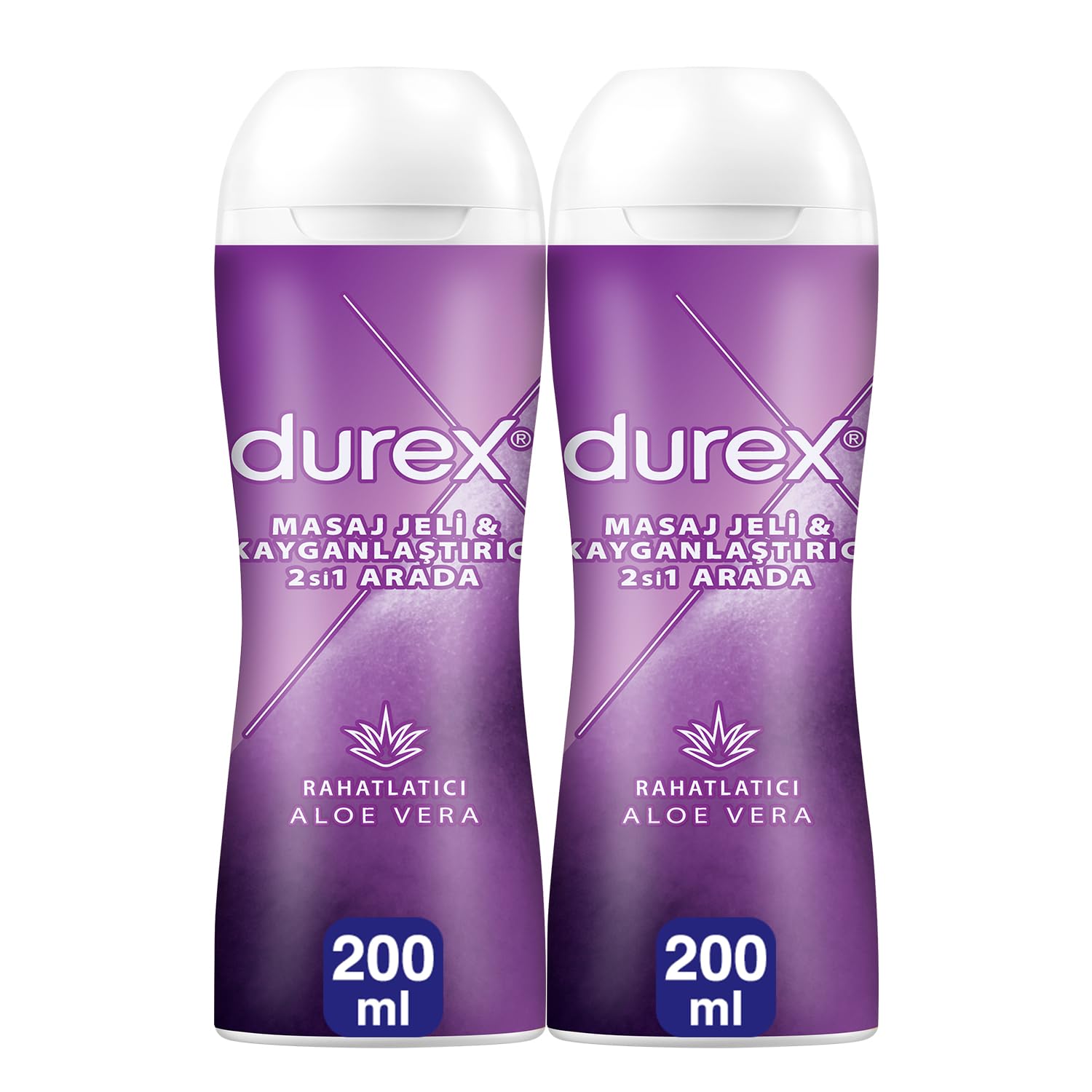 Durex Play Kayganlaştırıcı & Masaj Jeli Aloe Vera, 200 ml 1 Paket (1 x 1 Adet) x2