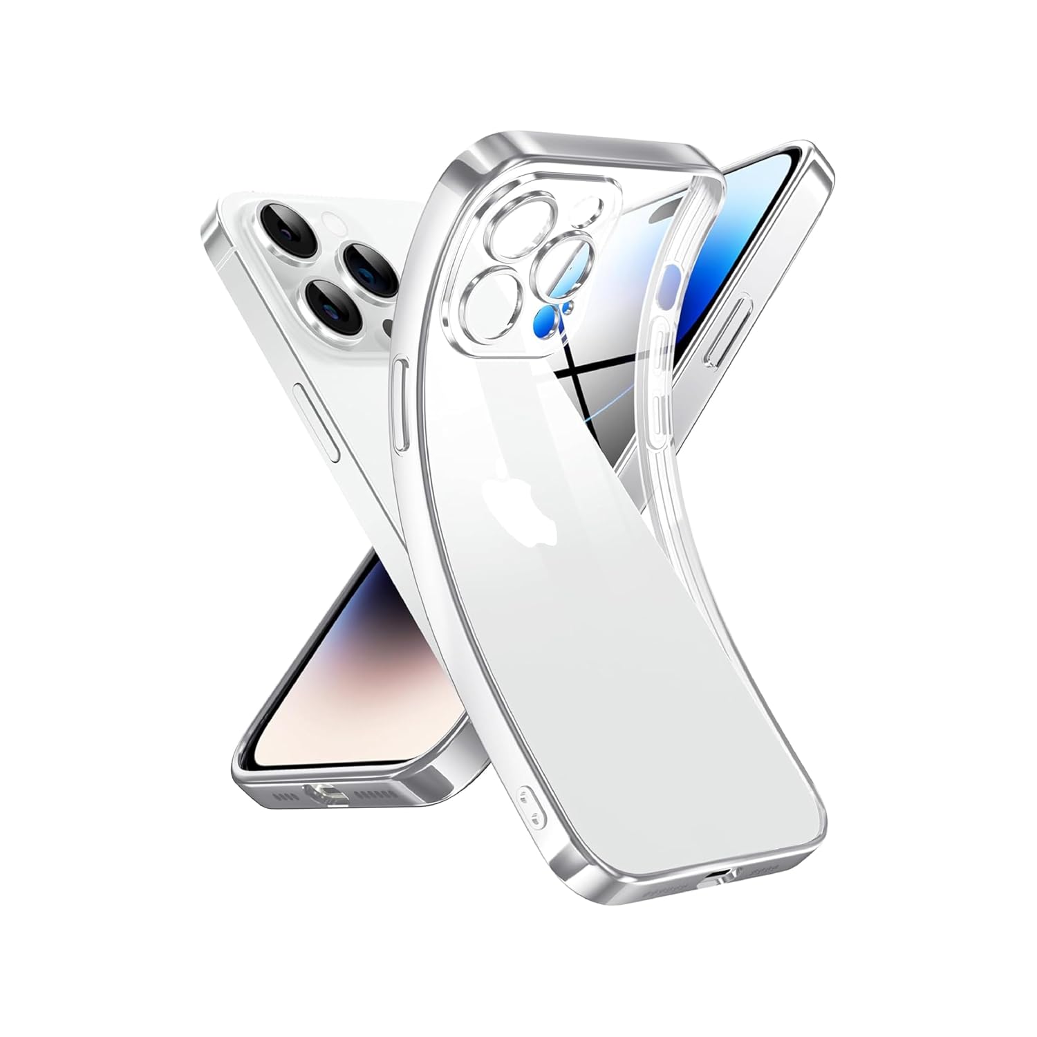 Babilden Apple İPhone 13 Pro Max Kamera Korumalı Şeffaf Silikon Kılıf