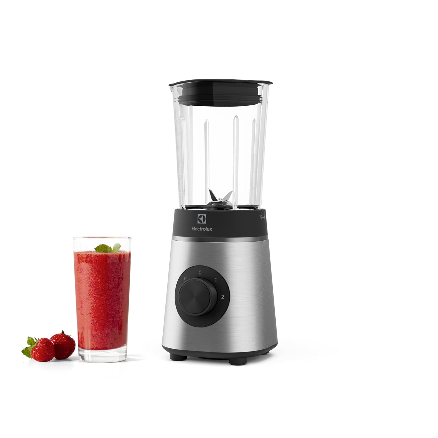 Electrolux E4CB1-6ST Kahve Öğütücülü Smoothie Blender Seti | Buz Kırıcı, Çoklu Hız, Darbe Fonksiyonu, Geniş Aksesuar Seti | 350W, Paslanmaz Çelik