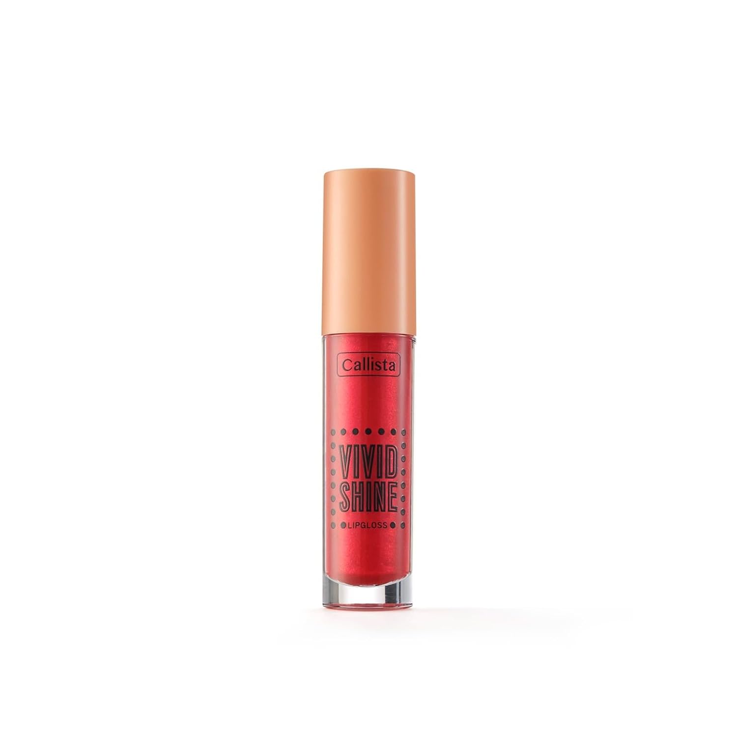 Callista Vivid Shine Lipgloss Nemlendiricili Dudak Parlatıcısı 101 Drop Everything Red, Kırmızı