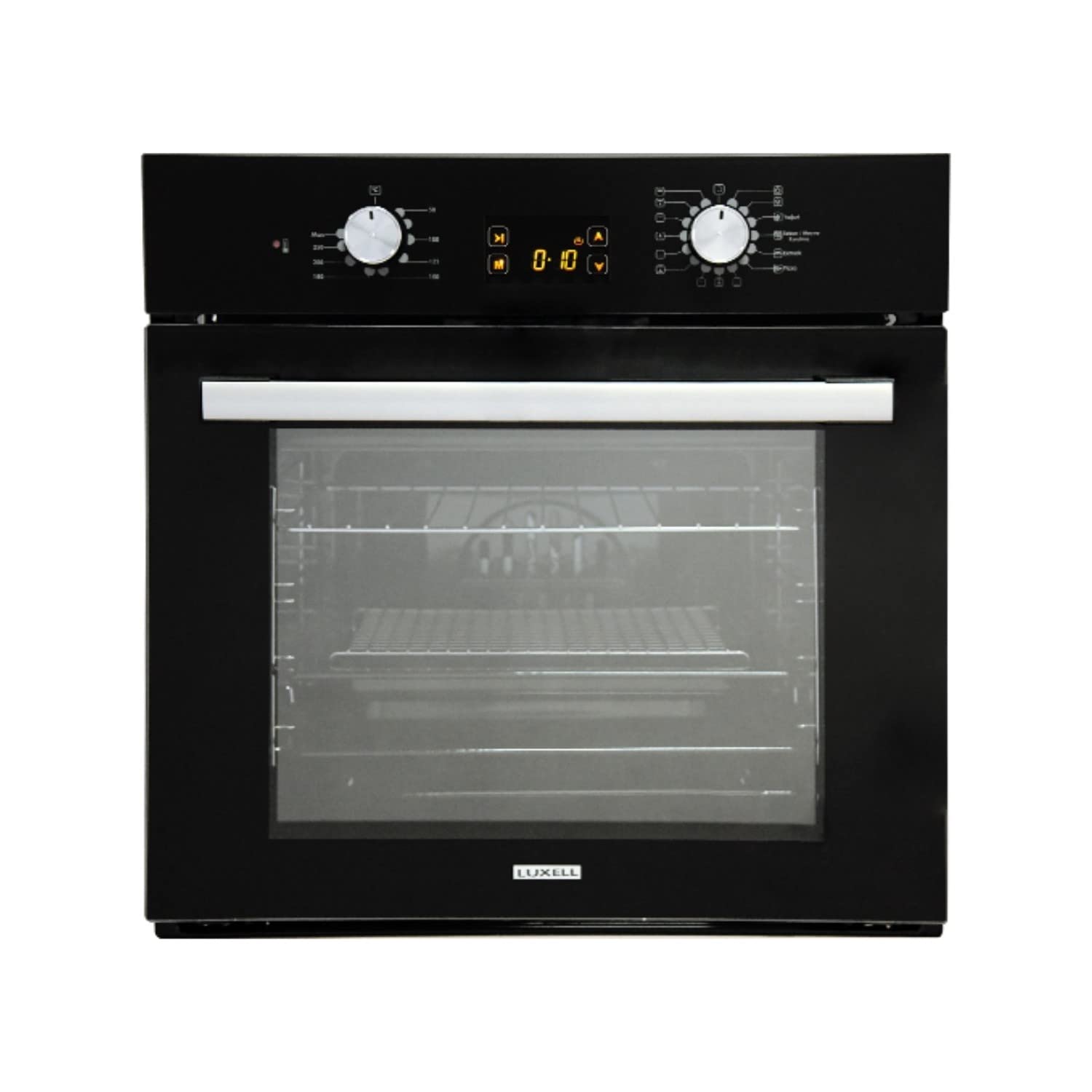 Luxell B66-SGF3 15 Programlı Opall Ankastre Fırın, Siyah