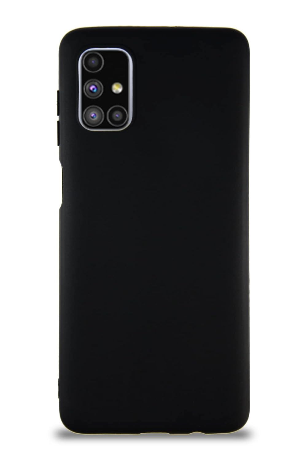 KZY İletişim Samsung Galaxy M51 ile Uyumlu Kılıf Soft Premier Renkli Silikon Kapak - Siyah