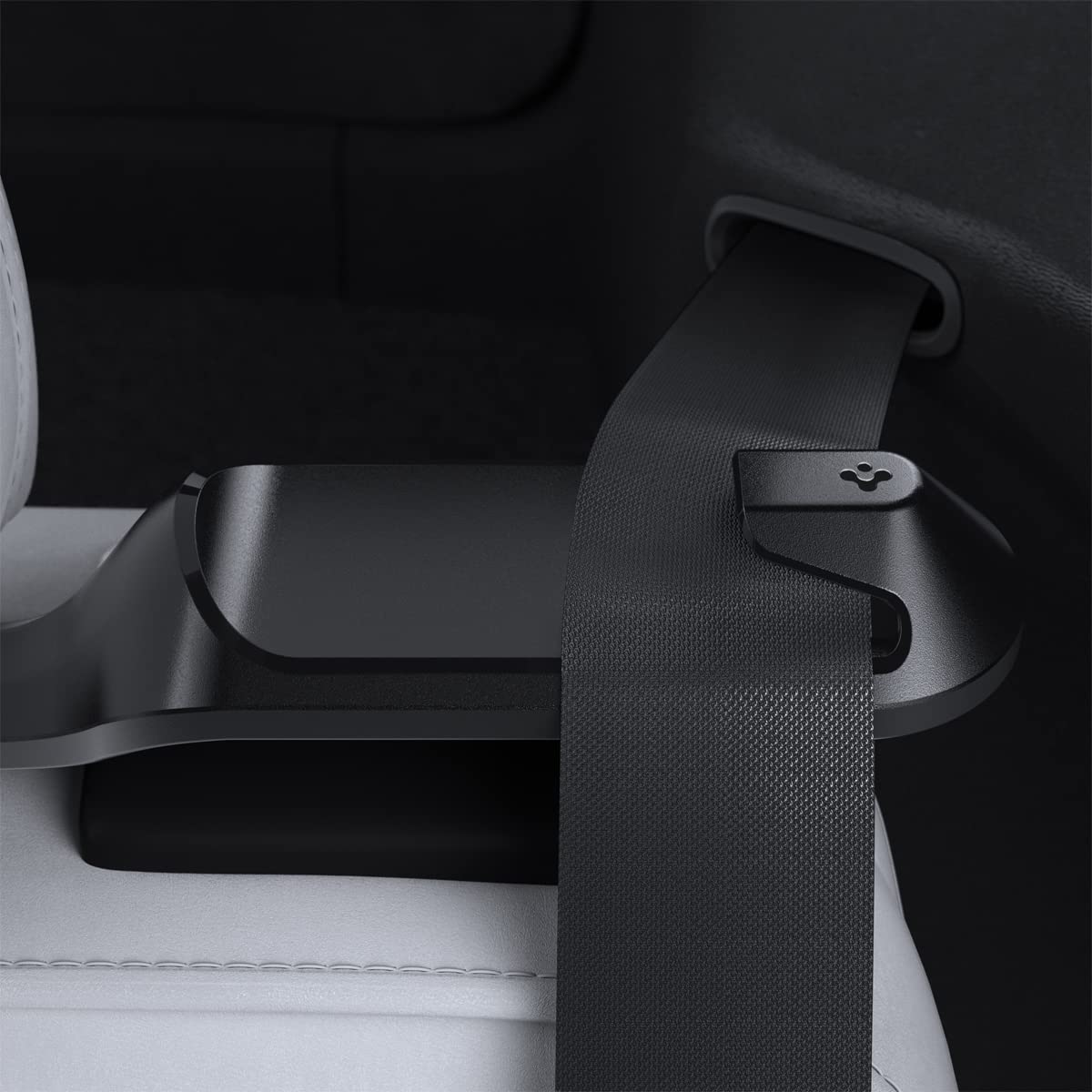 Spigen Tesla Model Y (2024-2023) Arka Koltuk Emniyet Kemeri Yükseltici TO250 Black - ACP06041