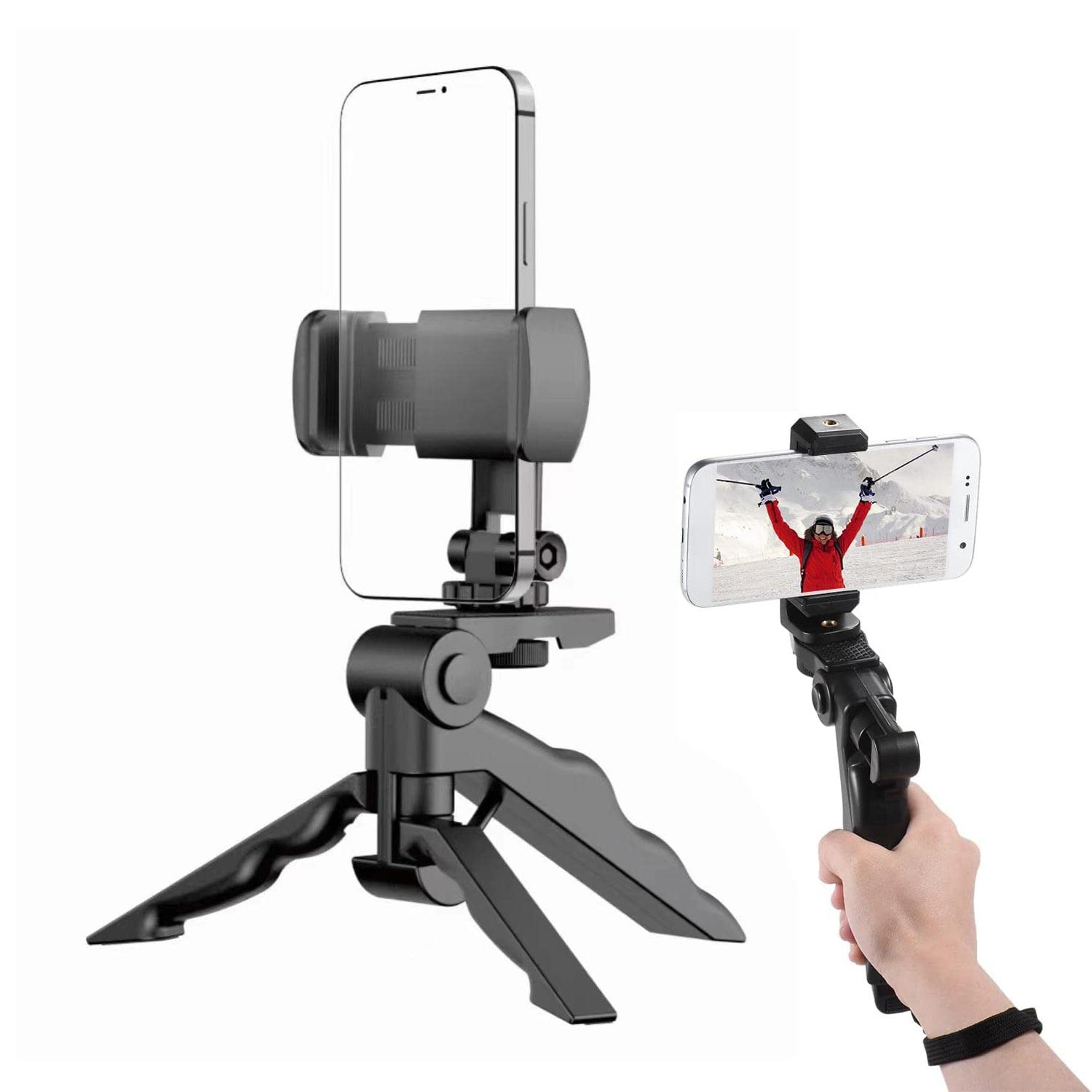 Apera GN-43 El ve Masa İçin Selfie Tripod Mini Portatif Canlı Yayın Vlog Tiktok Youtube