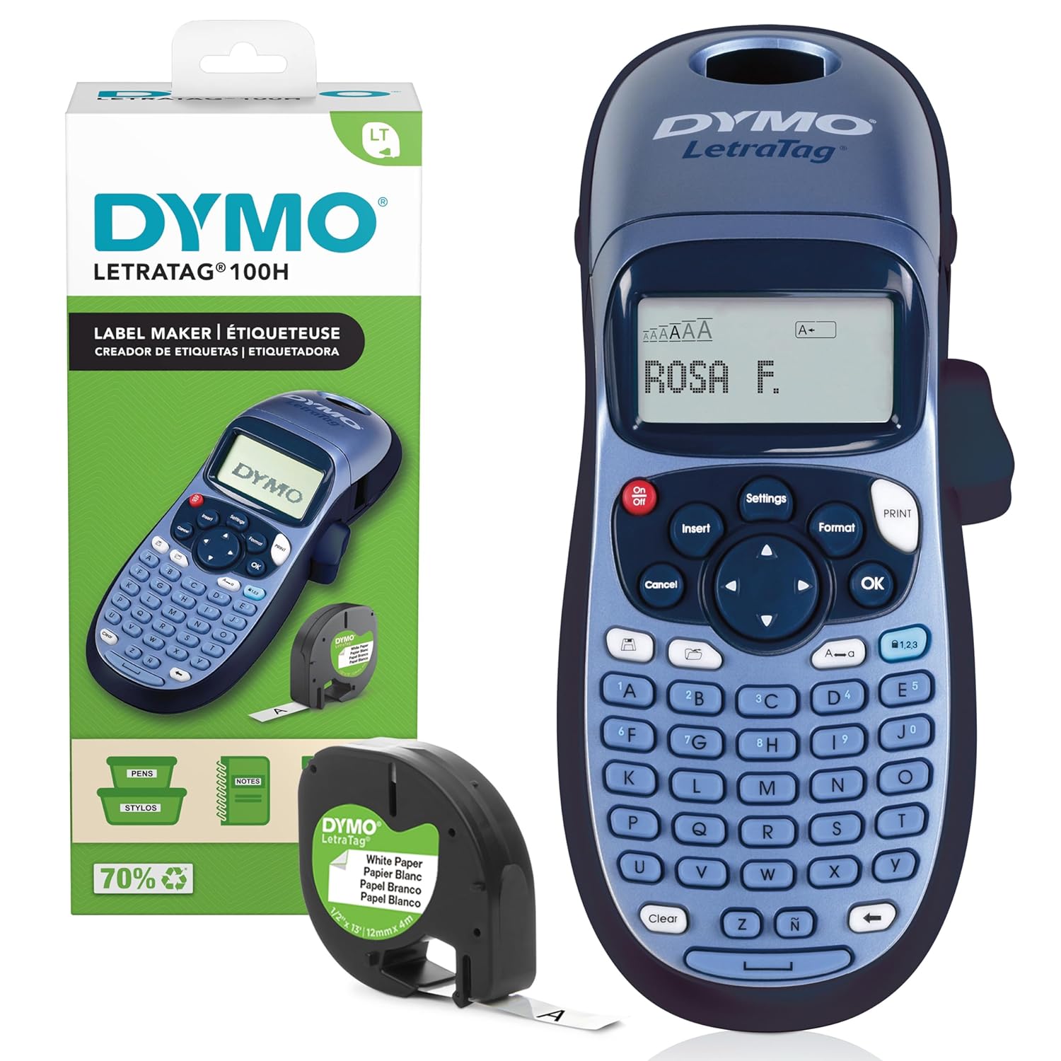 DYMO Dymo Letratag Elektronik Etiketleme Makinesi -12 Mm. Letratag Şeritlerle Uyumlu