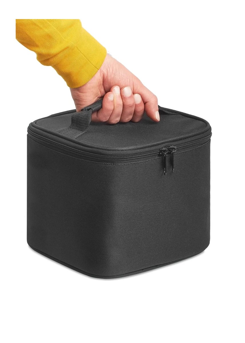 Termal Çanta Soğuk ve Sıcak Tutucu Termal Termos Kamp Çanta Beslenme Çantası Kamp Termos Çanta 8 Litre (Siyah)